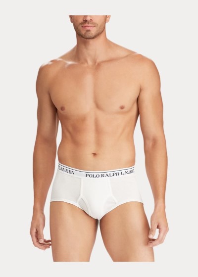 Men's Polo Ralph Lauren Classic Mid-Rise 2-Pack Briefs | 962075YTZ